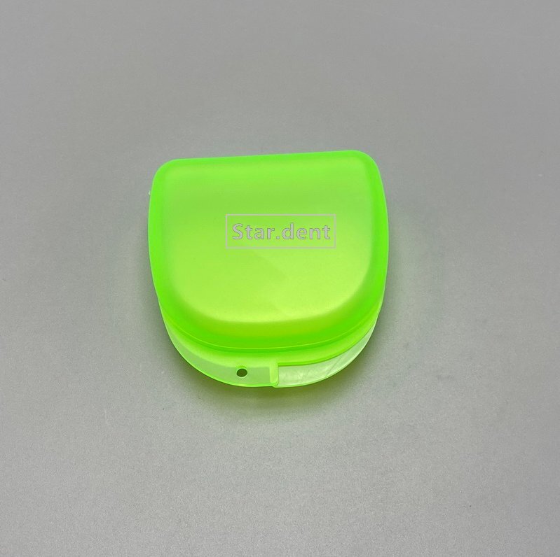 Dental Orthodontics Retainer Boxes Denture Case Mouthguard Storage Box Container