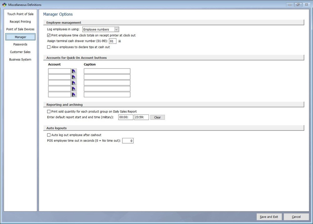 POS Business + Accounting Software W Retail Touch