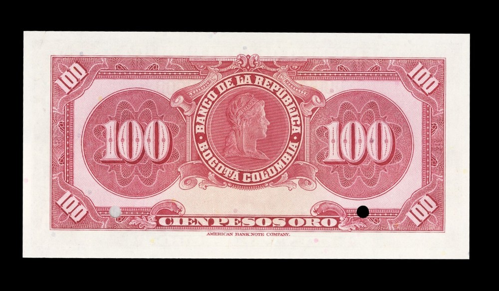 Colombia P394cs, Specimen Banknote.