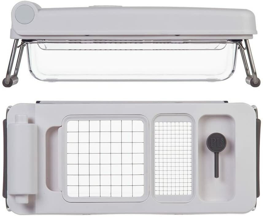 PL8 Professional 3 Cup Vegetable Chopper, White