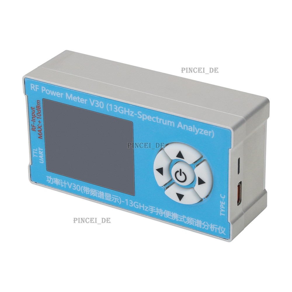V30 RF Power Meter USB Type-C with Spectrum Display Handheld Spectrum Analyzer
