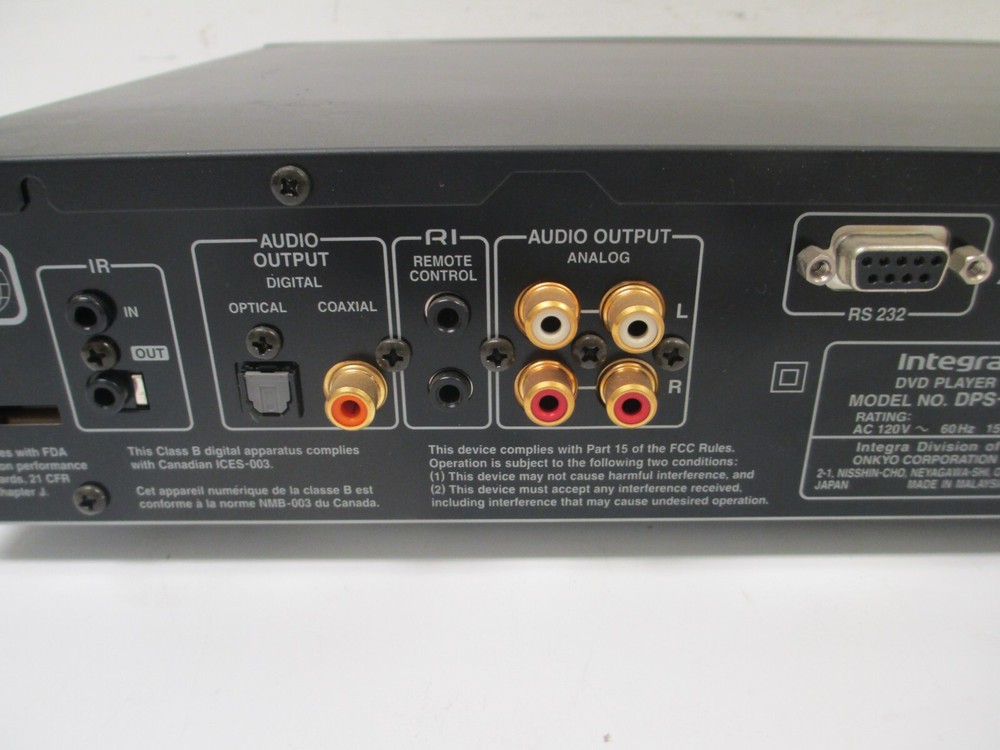 Integra DPS-5.5 DVD Player *No Remote*