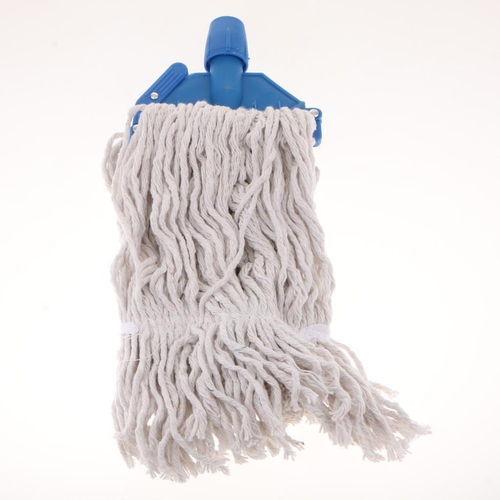 Cotton Mop Head Holder Clip Bracket Socket Mop Head Replacement Connector Blue