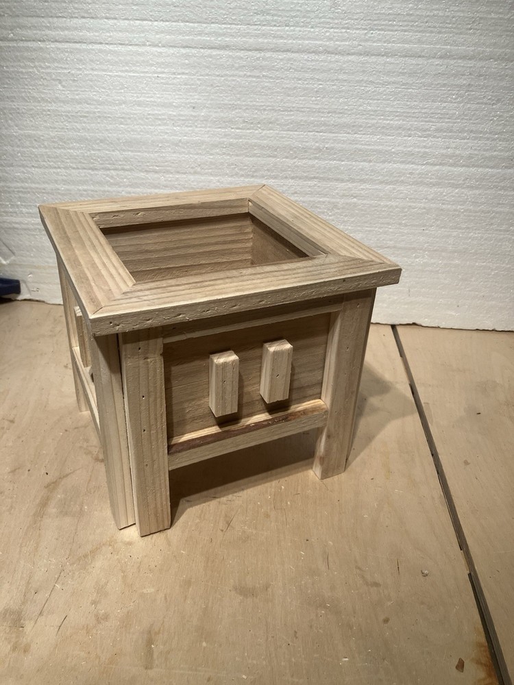 Rustic Wooden Cedar Planters Box Home Decor Storage Multipurpose