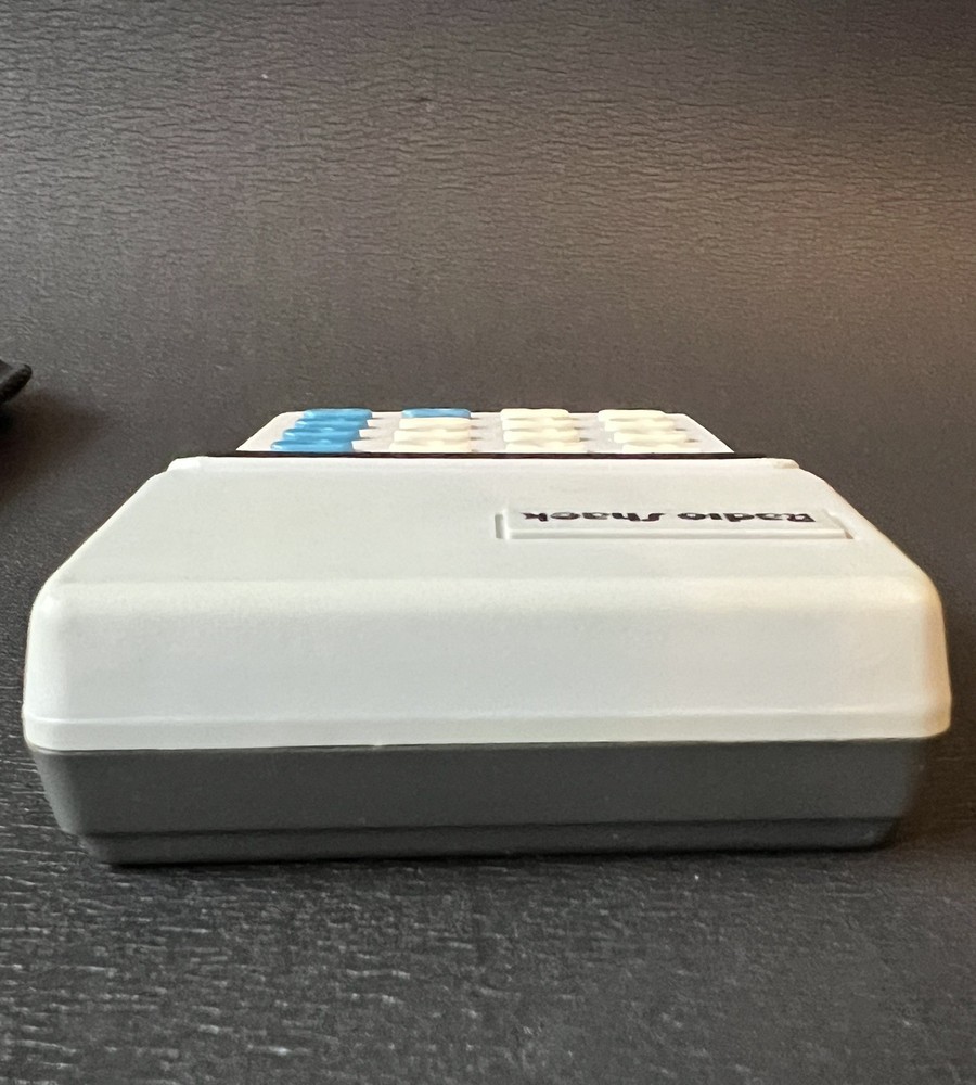 Vintage Radio Shack Calculator Basic 5 Function w Box EC-221 Working Please Read