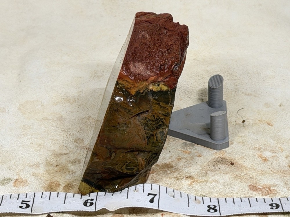 Carrasite Jasper Heel, Lot#340