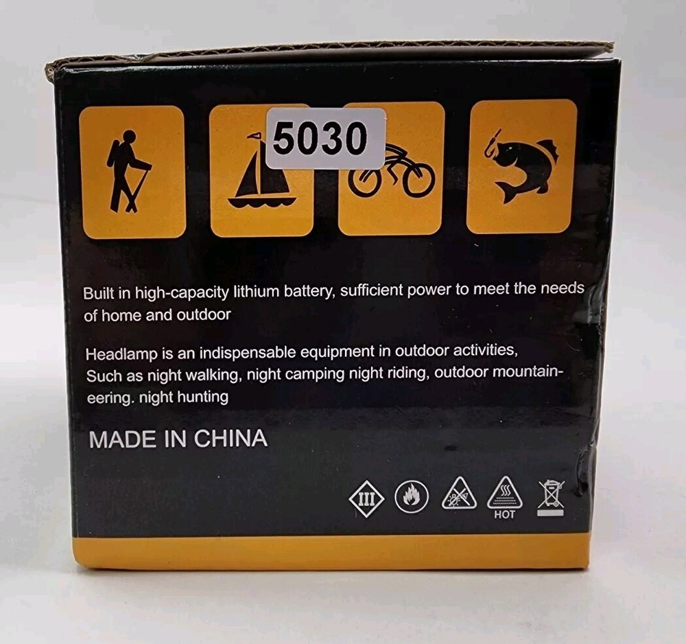 Multi-Functional Bright Rechargeable Head Lamp Light With Remote