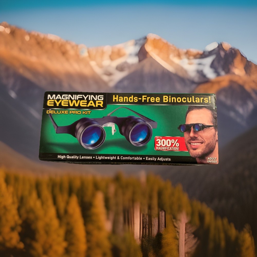Zoom Optics Hands Free Binocular Glasses
