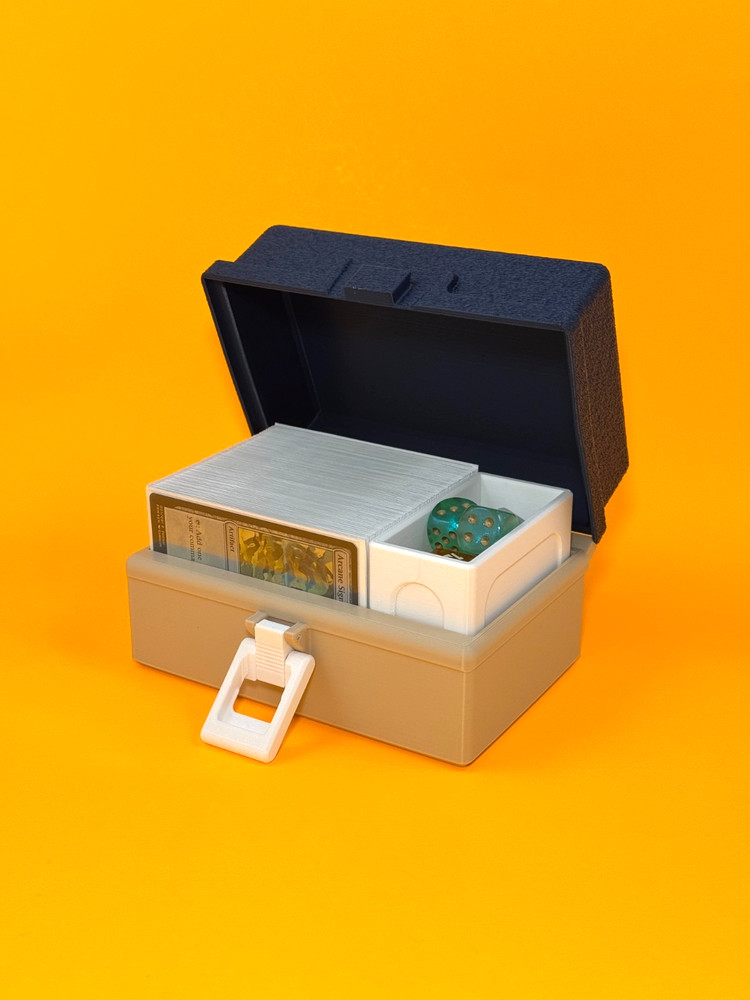 Blue Fish Tackle Deck Box For Magic The Gathering MTG EDH Commander Deck Box