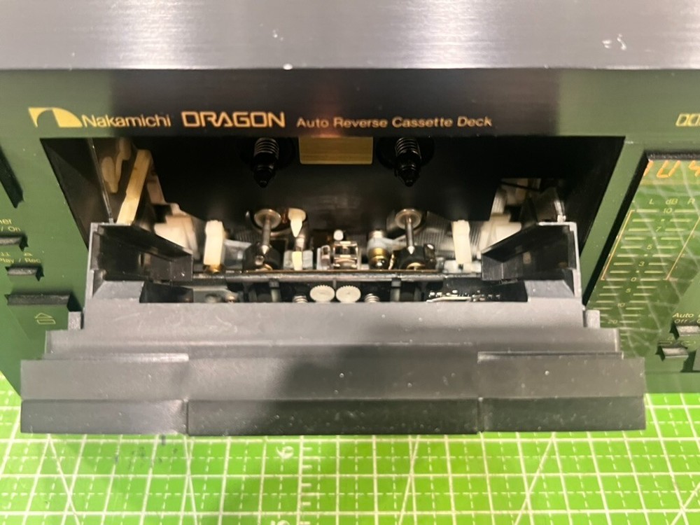 Nakamichi Dragon Auto-Reverse 3-Head Cassette Deck Serviced & Operational+Manual