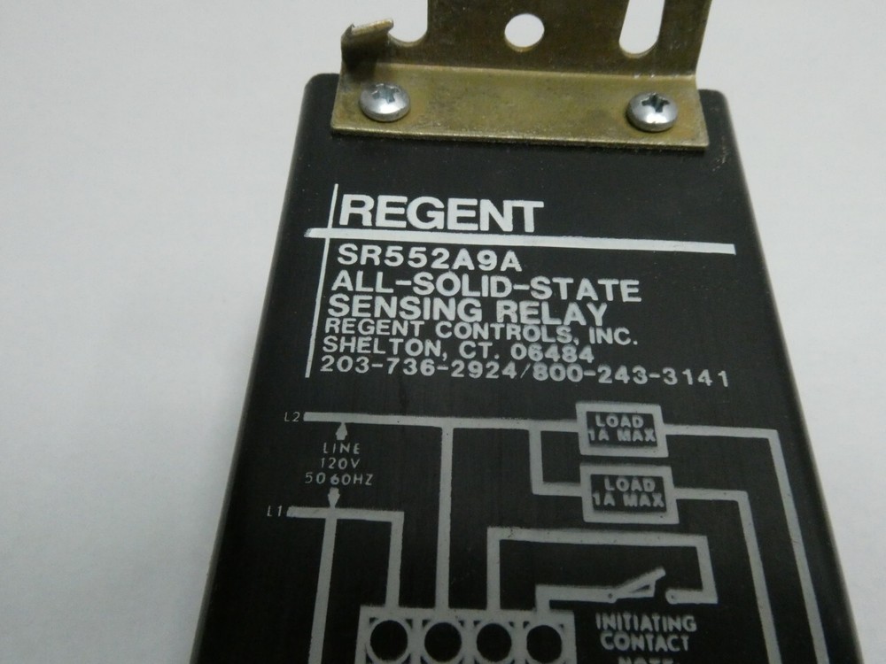 Regents SR552A9A Solid State Sensing Relay 120v-ac