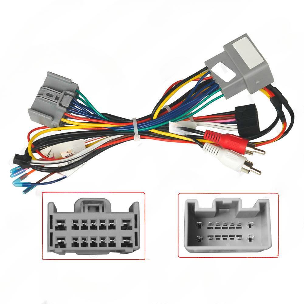 for Freelander 2 Android Navigation 16PIN Power Car Audio Modification Cable