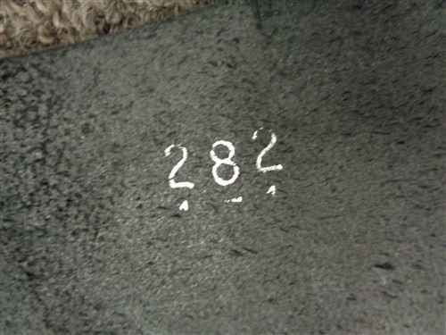 LEATHER HIDE TEXTURED 47" X 50" BLACK