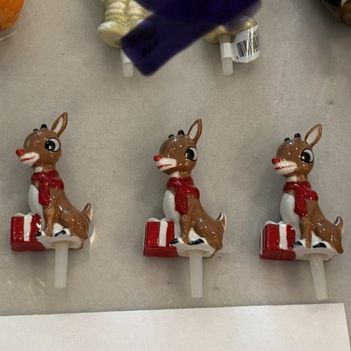 Nora Fleming Mini Rudolph RETIRED A285 Ceramic Charm NEW RARE HTF