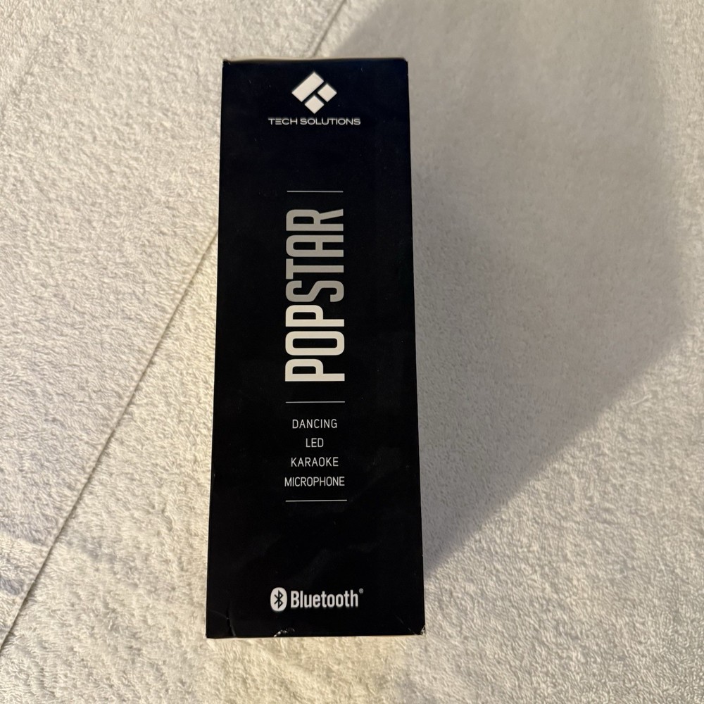 POPSTAR Bluetooth Microphone Dancing LED Karaoke Wireless New Rechargeable