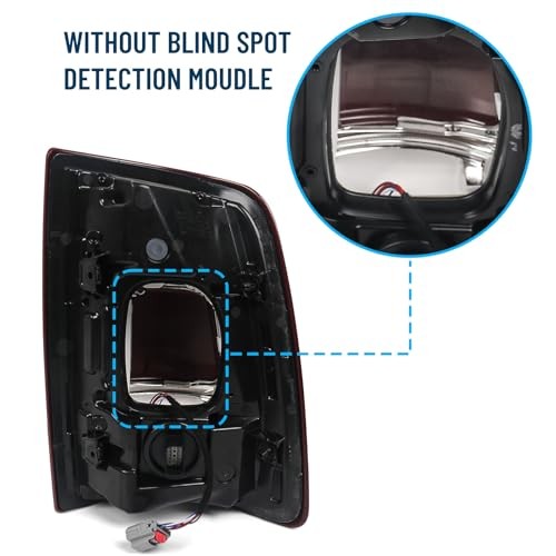 LED Tail Light For Dodge Ram 2500 3500 with Blind Spot Assembly (Module Left