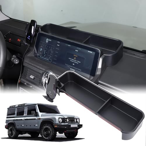 Car Dashboard Behind Screen Storage Tray Compatible with INEOS Style C