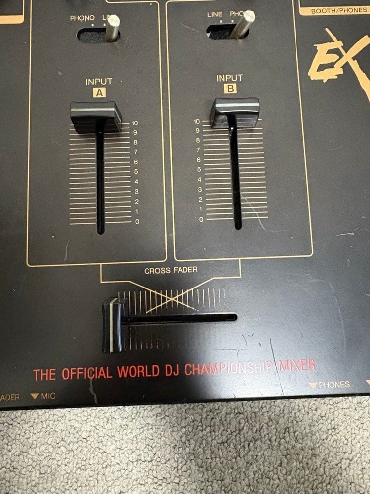 Technics SH-EX1200 DJ Mixer Crossfader Vintage Tested Partial Issue