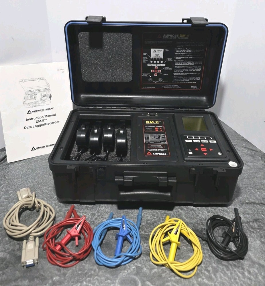 AMPROBE DM-II DATA LOGGER RECORDER Tested ,Working