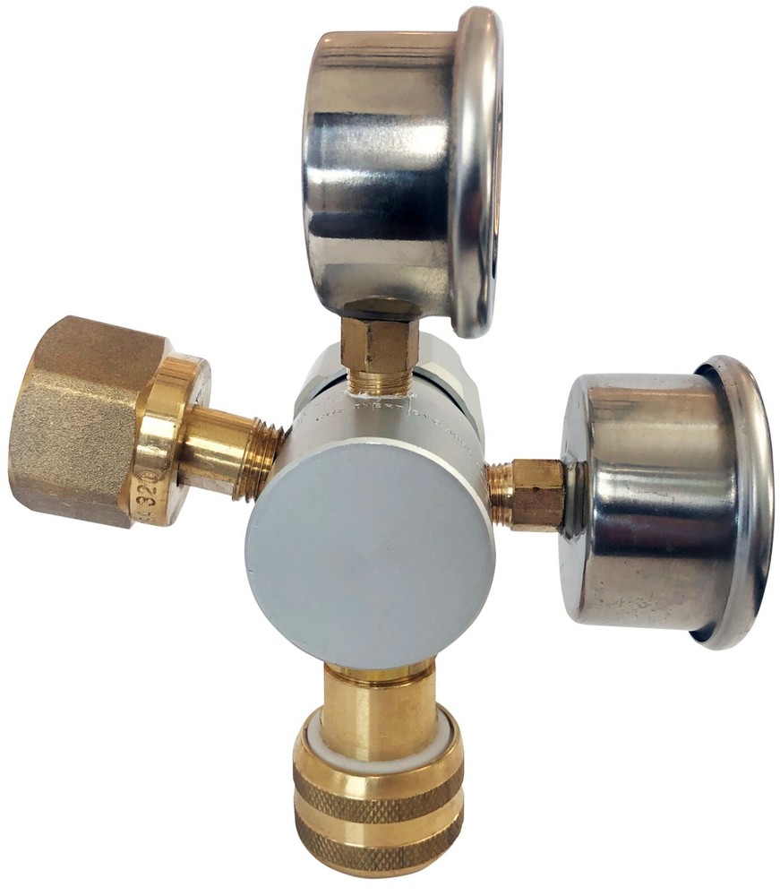PREECE PRECISION Series 3000 High Flow Adjustable CO2 Tank Cylinder Regulator