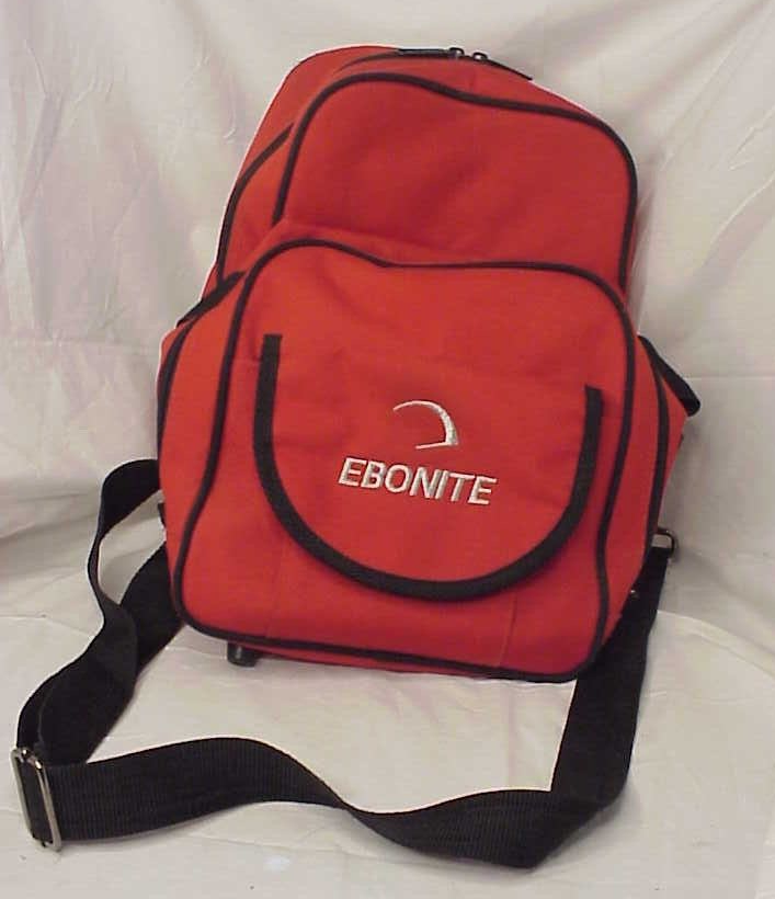 EBONITE RED Single Ball Bag for Shoes has Shoulder Strap & Handle