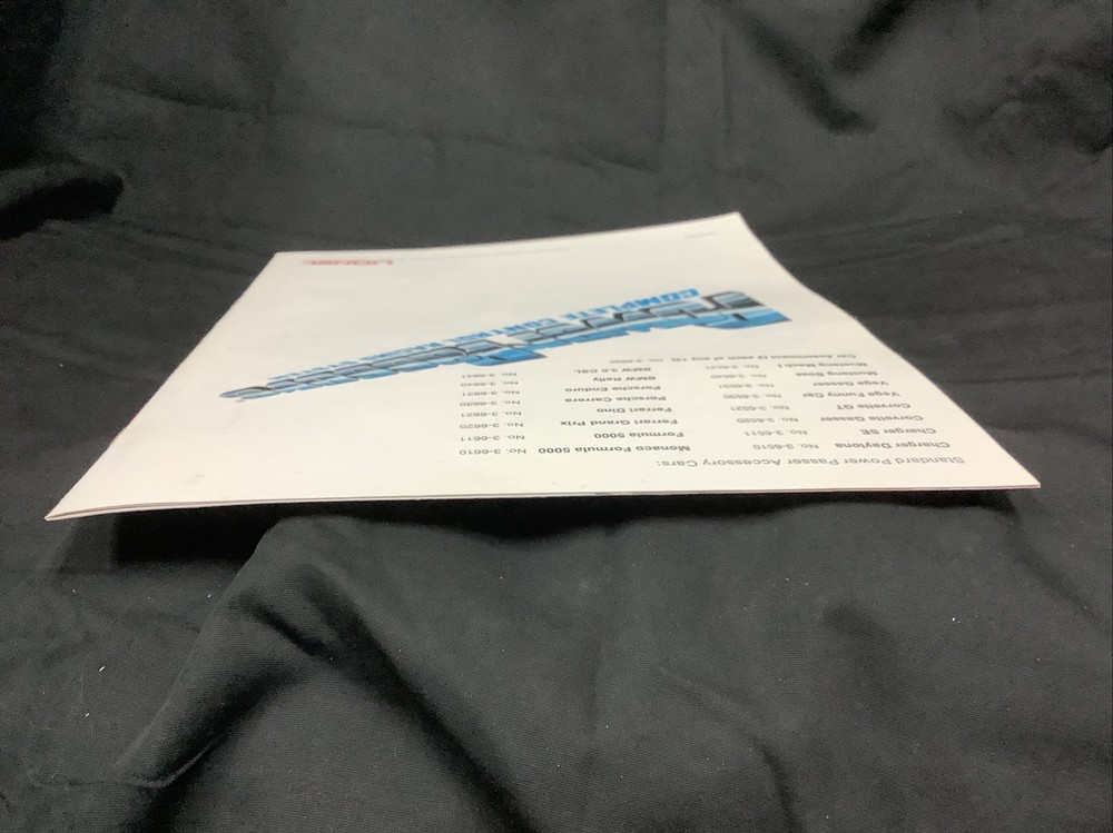 1978 Lionel Power Passers Complete Control Racing System Catalog