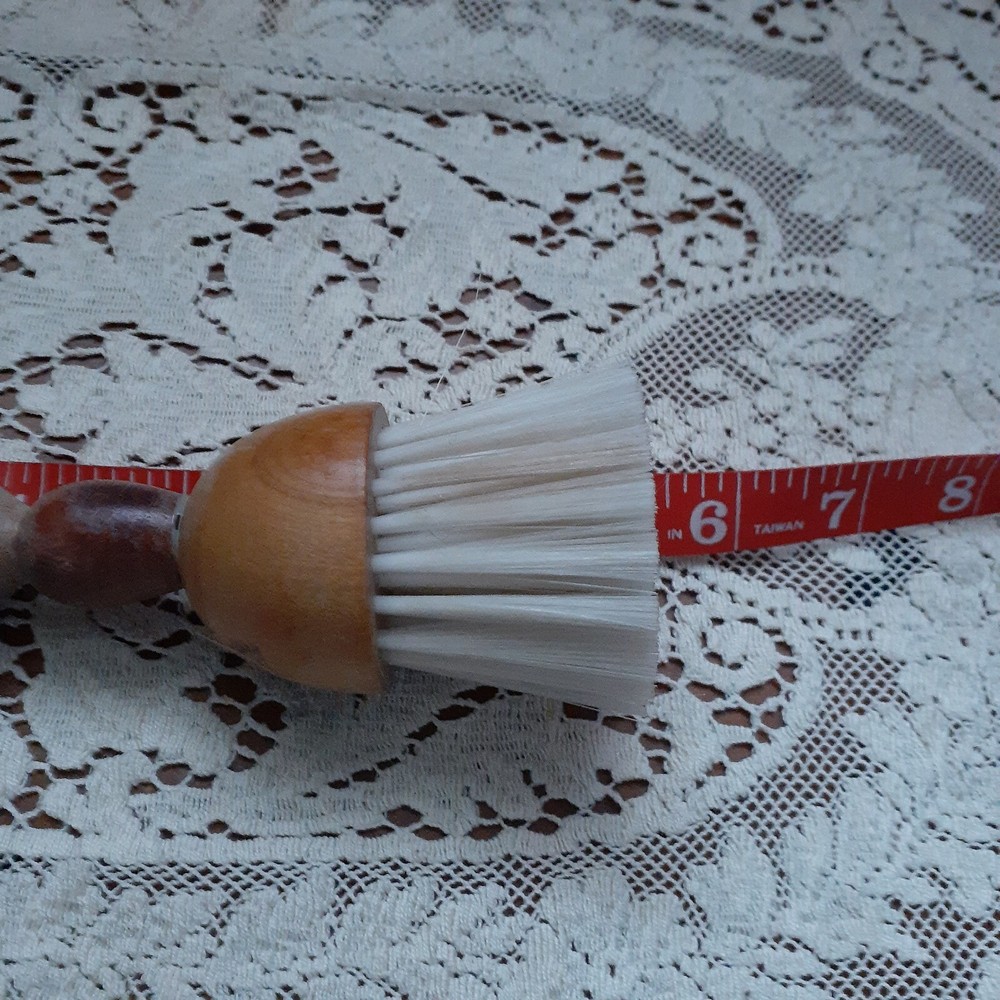 Hand Painted Barber/Table Brush Unique