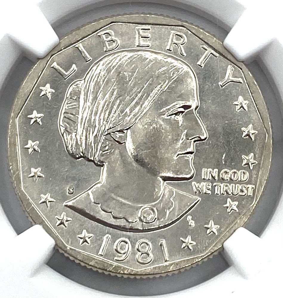 1981-S Susan B Anthony One Dollar NGC MS 65