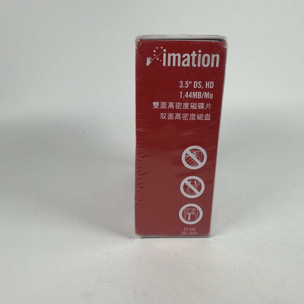 Genuine Imation IBM Formatted 2HD 1.44 Diskettes (10 Pack)
