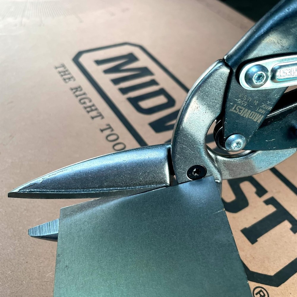 Midwest Power Cutters Offset Tin Snips Straight Cut