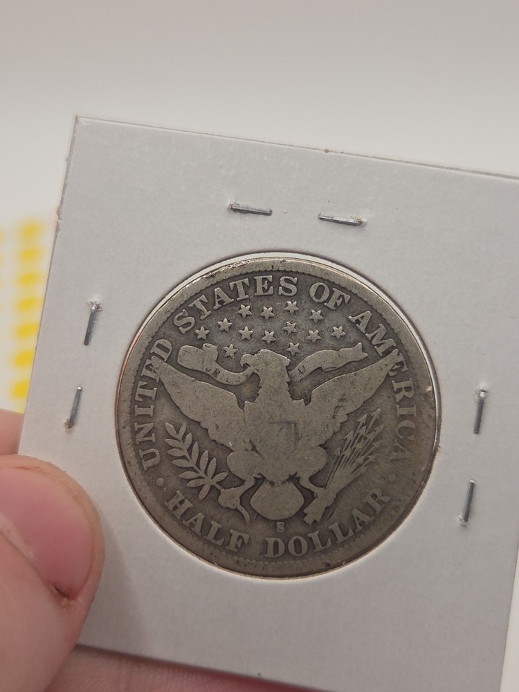 1904-S 50C Barber Half Dollar