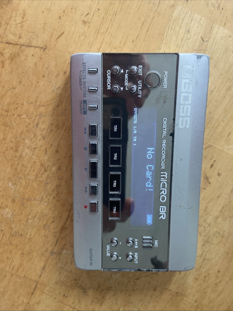 Boss Micro BR Digital Recorder Powers On Home Studio