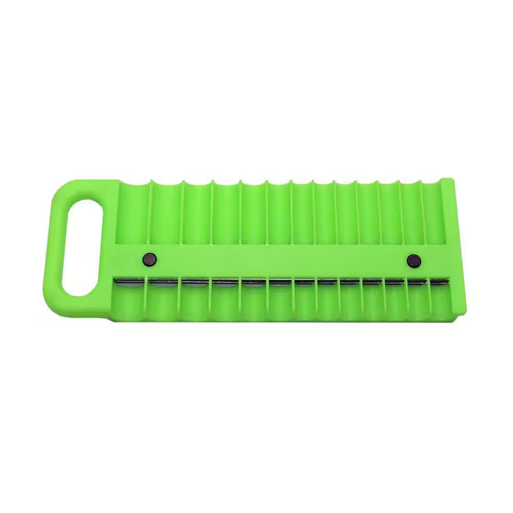 Grip On Tools Magnetic Socket Tray 1/4in Organizer 26 Compartment ABS Plastic