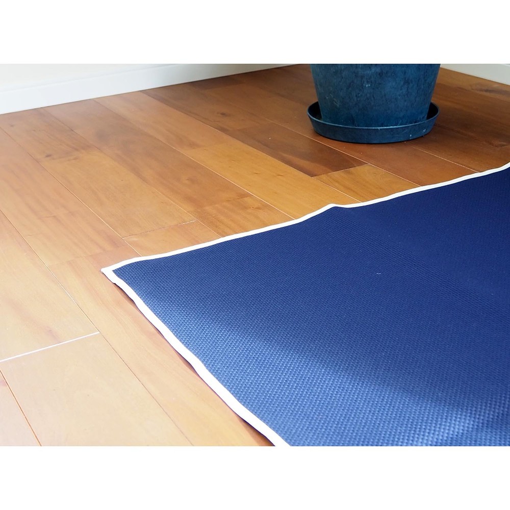 Cabas Multi Rug Square Navy x White