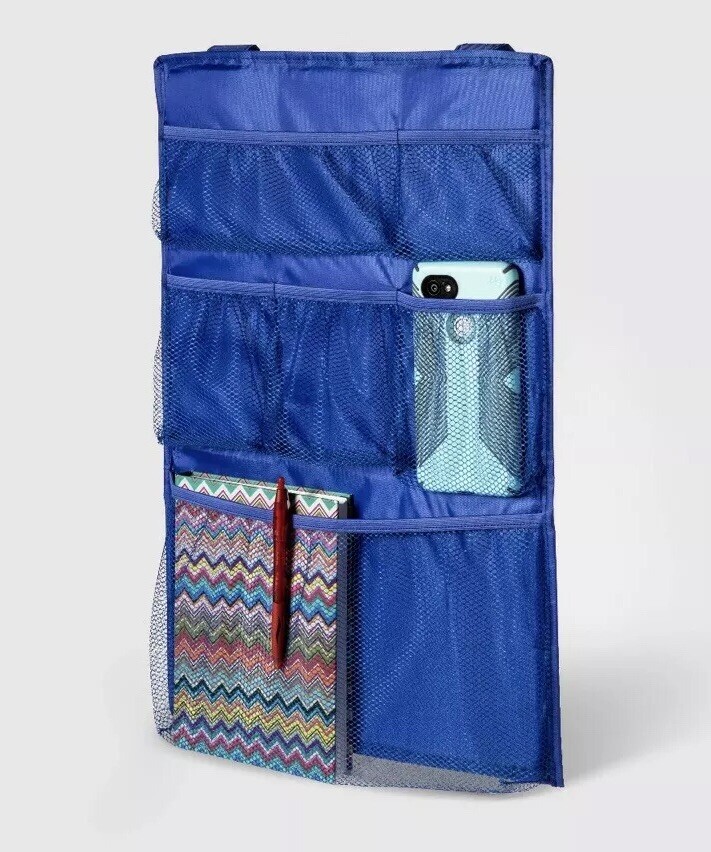 Bedside Caddy Space Saving Storage Solutions 10 Pocket inJade Room Essentials