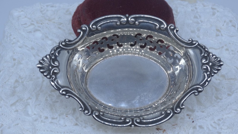 Antique Gorham Sterling Silver Pin Cushion 4780