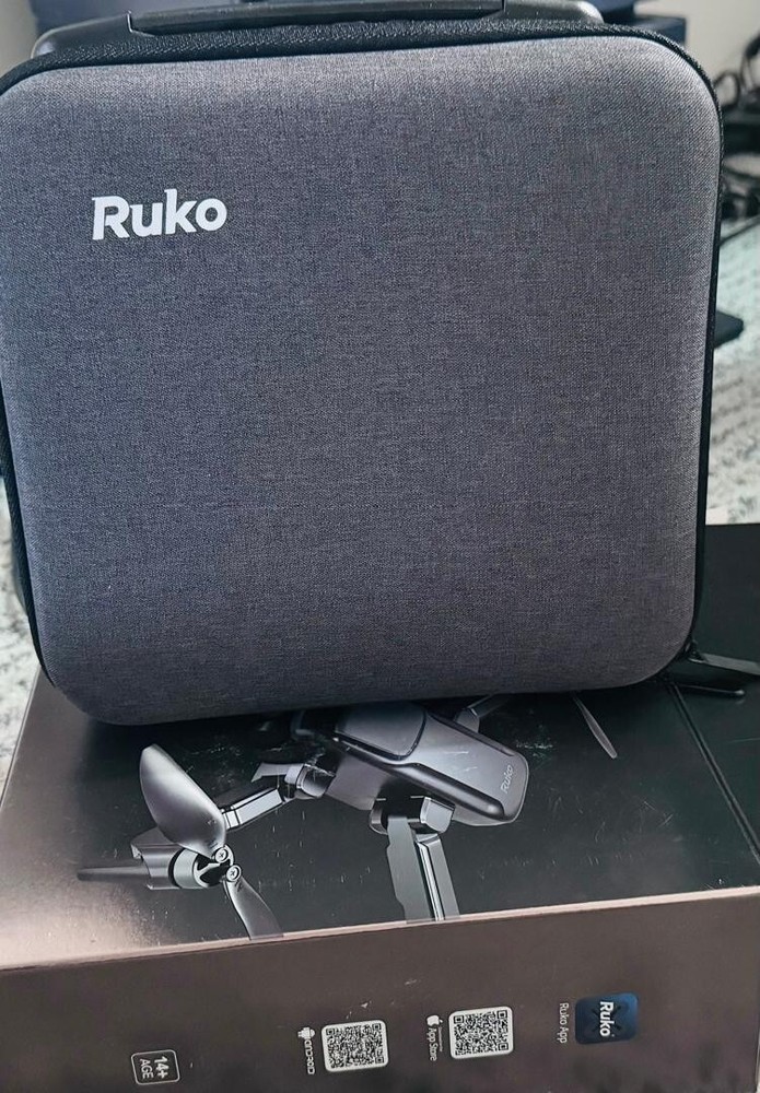 Ruko U11 Pro Black Foldable Remote Control Camera Drone With Case Age 14+
