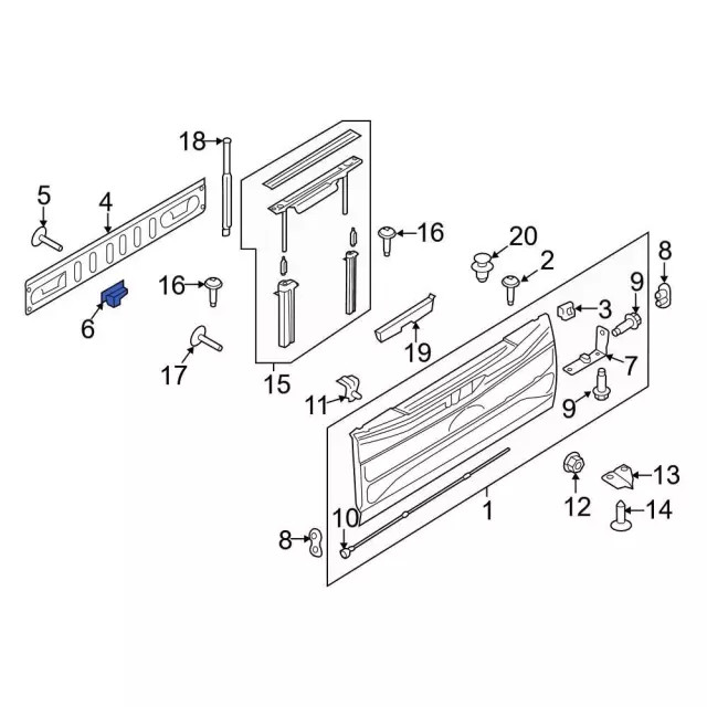 Splash Guard Kit Retainer Nut PACK OF 4