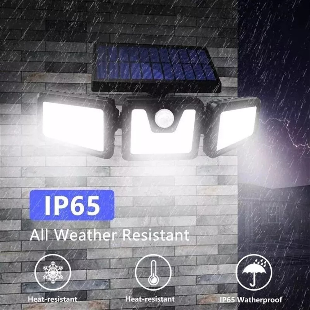 2 Pack LED Motion Sensor Solar Lights Outdoor IP65 Waterproof Security Lamp NEW