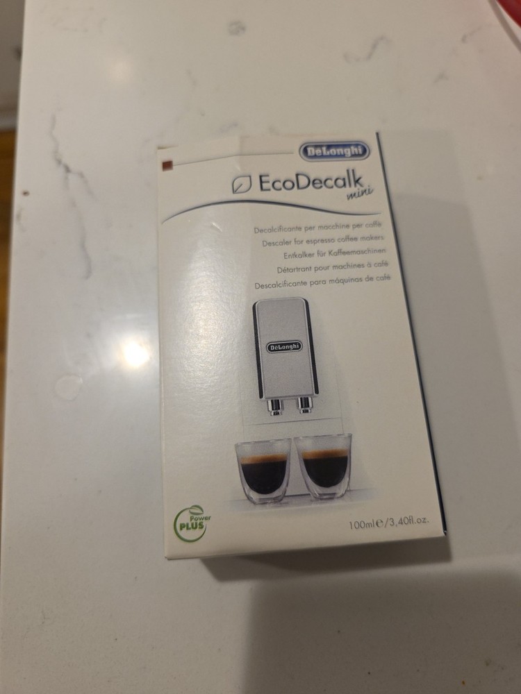 Delonghi Espresso Machine Descaler EcoDecalk Mini Single Dose 100 mL