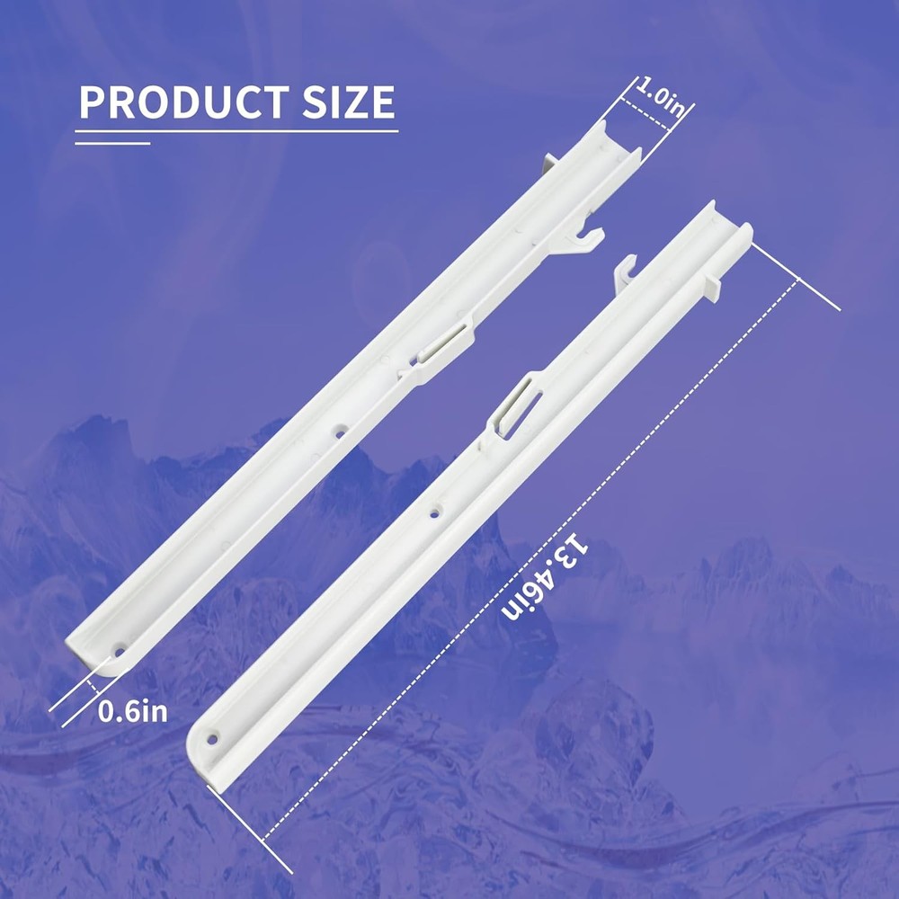 1 Pair Replacement Kit for Subzero Ice Bucket Slides - Left 7014649, Right...