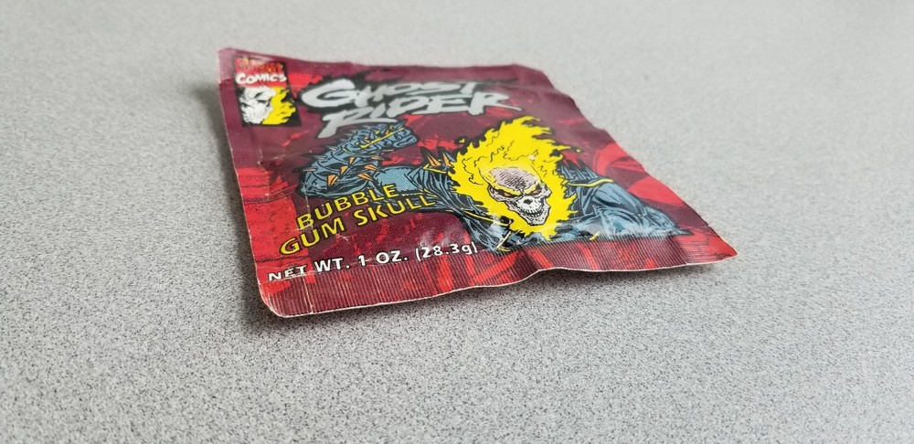 1995 Fleer Marvel Comics Ghost Rider Bubble Gum Pack Sealed Shelf Up5