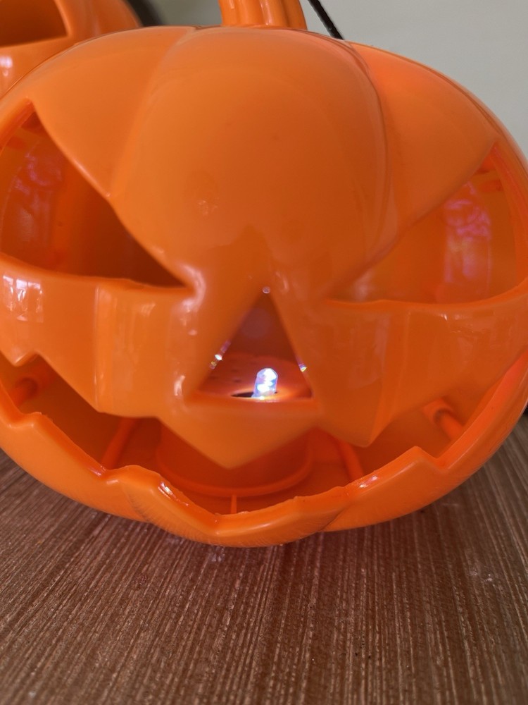 2 x Sound And Changing Light Pumpkin