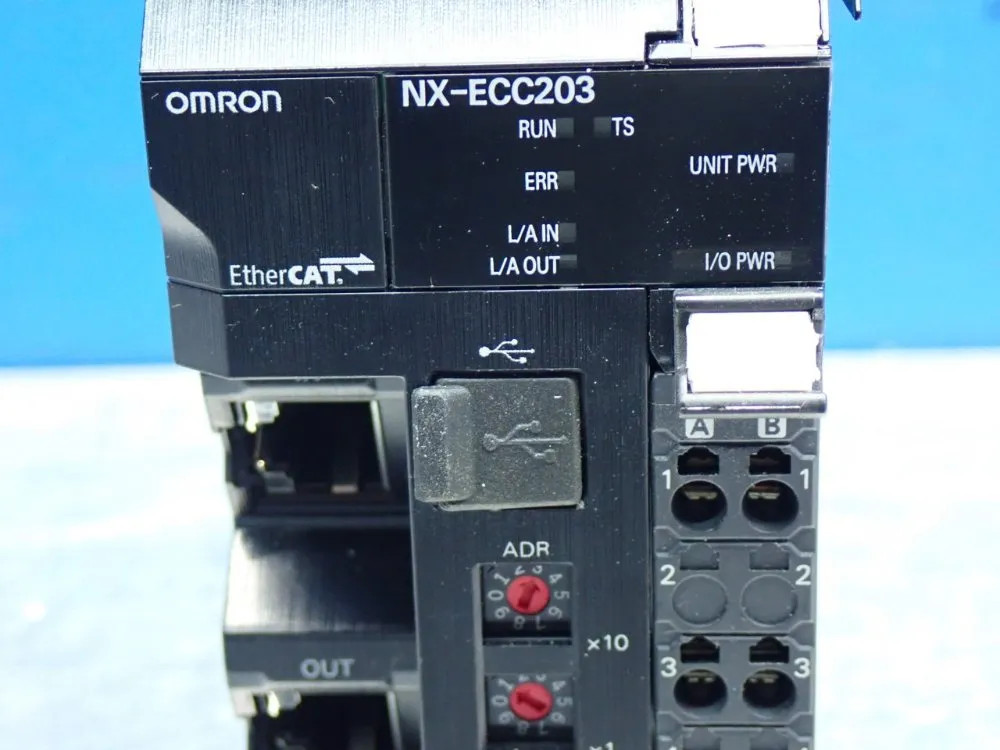OMRON NX-SERIES ETERCAT COUPLER UNIT NX-ECC203