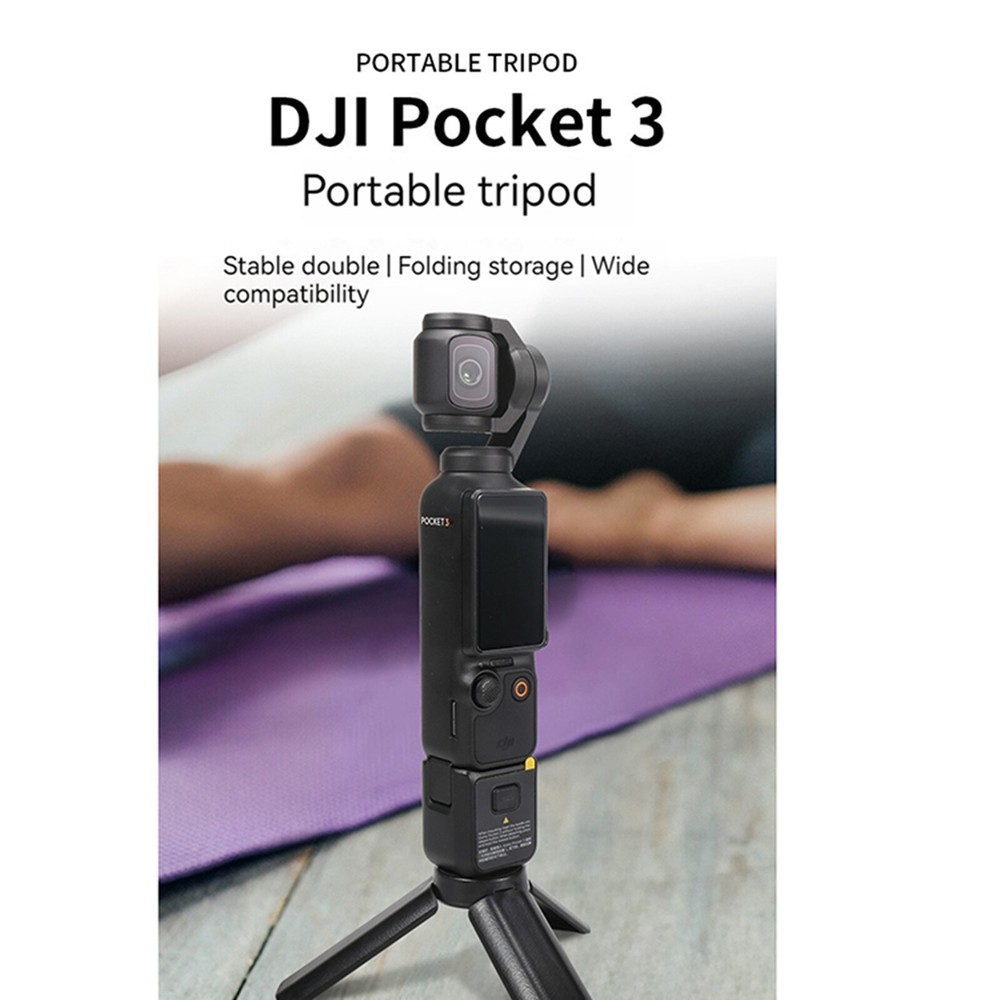 Handheld Tripod Telescopic Pole Triangle Desktop Stand For DJI Pocket 3 Camera