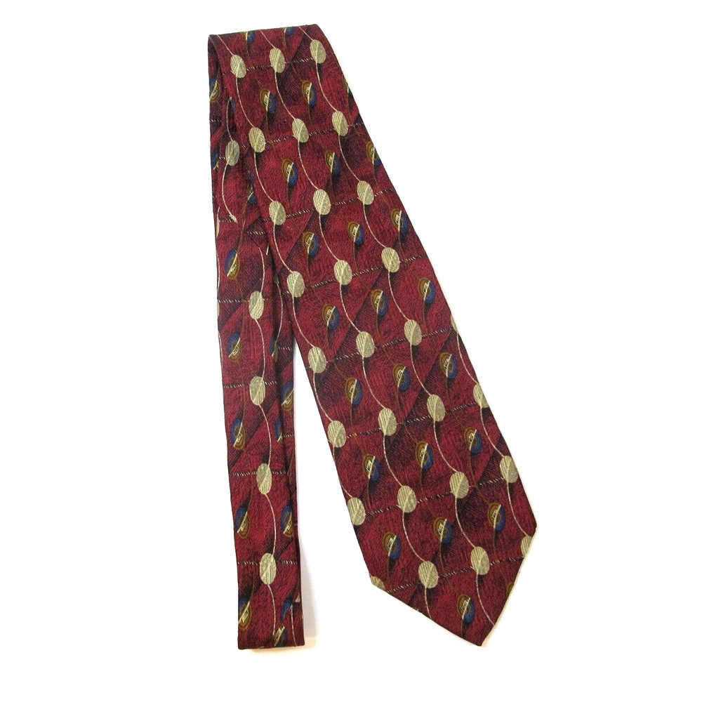 Robert Talbott Stidio Men's Silk Multicolor Necktie Designer Geometric