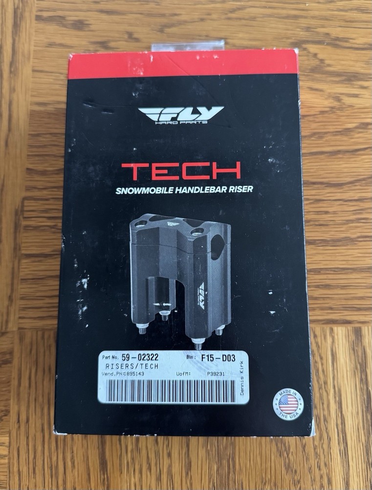 Fly Racing Tech Snowmobile Handlebar Riser 7/8” Bar 2” Height