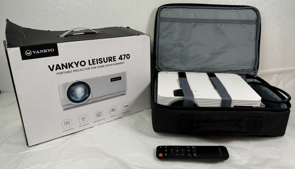 VANKYO Leisure 470 Mini Phone Projector - White New Condition