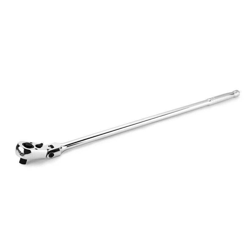 WORKPRO 1/2" Drive Extra Long Flex Head Ratchet 24" Ratchet Handle Quick Release