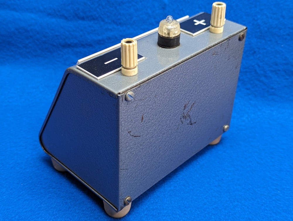 Triplett 30mA Panel Mount Ammeter in custom case, working